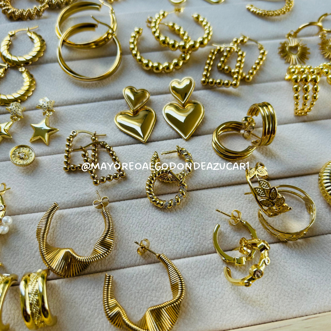 Arracadas /aretes PREMIUM 25 piezas.