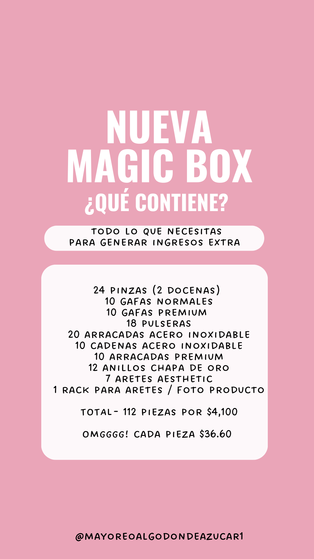 MAGIC BOX un poco de todo 112 PIEZAS